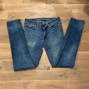 American Eagle slim fit blue jeans